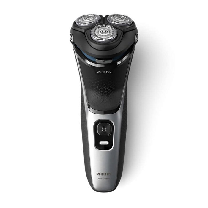Philips Shaver Series 3000 S3143/00 Plata/Negro con 2 Accesorios Philips Shaver Series 3000 S3143/00 Plata/Negro con 2 Accesorios